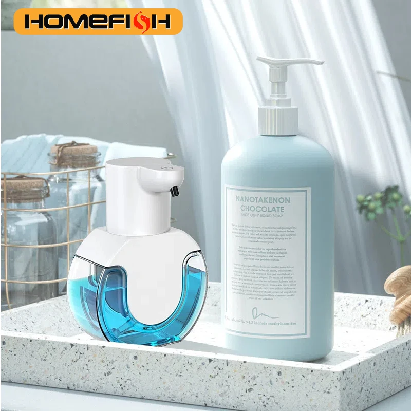 Soap Making Liquid - ホームフィッシュ P10 スマートソープディスペンサー 420ml タッチレスモーションセンサー洗浄ハンドデバイス 壁掛け液体ソープディスペンサー