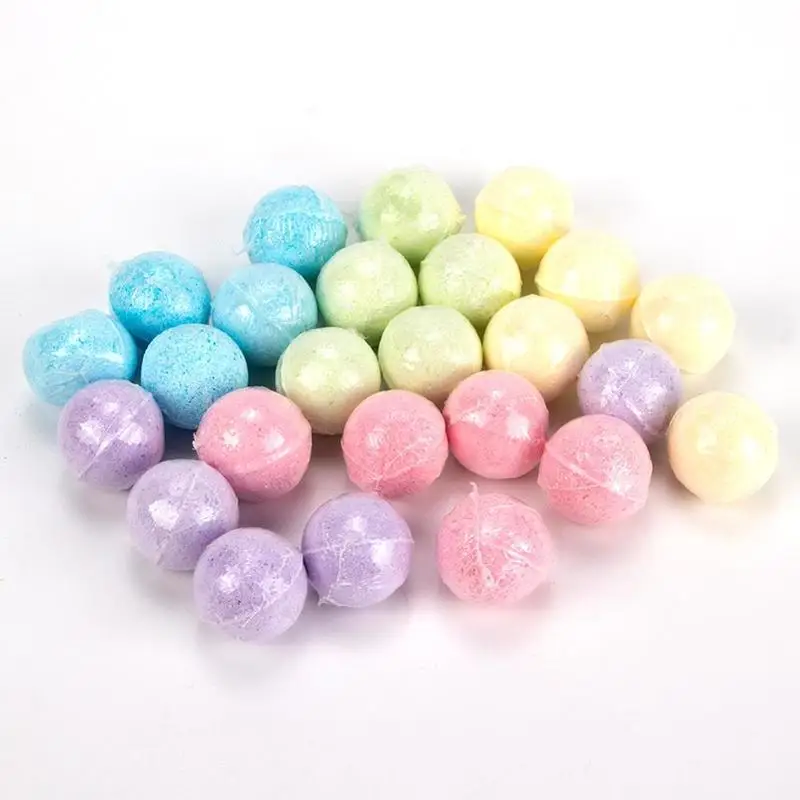 Essential Oil Soap - 5 個バスソルトボール手作りエッセンシャルオイル保湿バスソルトシャボン玉シャワー爆弾ボールボディクリーナーストレスリリーフスパ