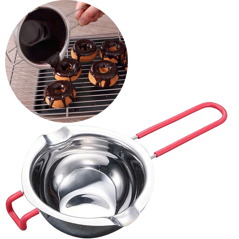 Soap Making Pot - ステンレス鋼ワックスるつぼロングハンドル香りキャンドル石鹸チョコレートバター手作り石鹸作り供給 DIY 工芸ツール