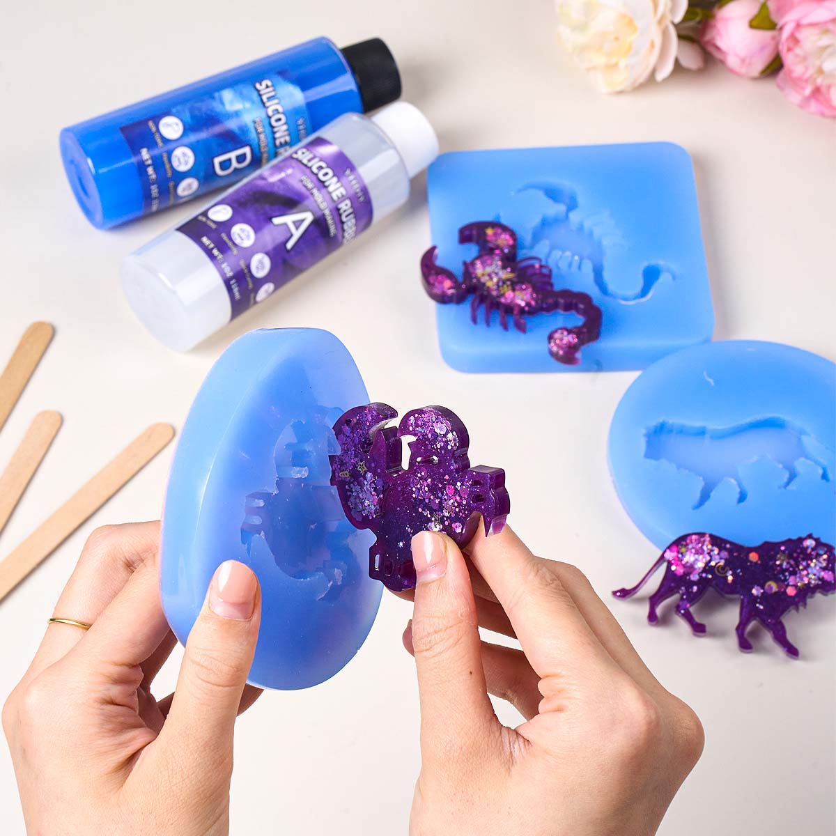 118ml/296mlシリコンモールド作成キット DIYキャ - Soap Making Liquid のレビューと価格