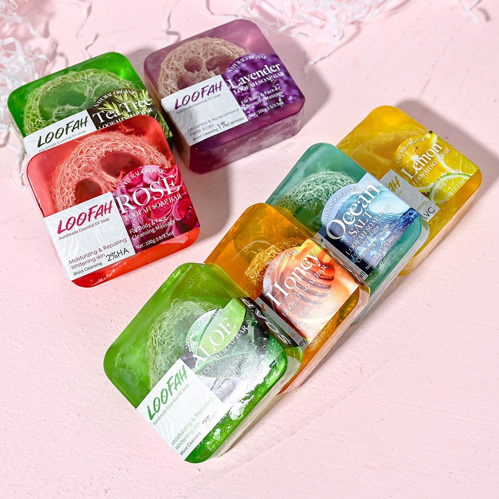 手作りのコウジ酸石鹸（ルーファ付き）100g レモン、ラベン - Essential Oil Soap のレビューと価格