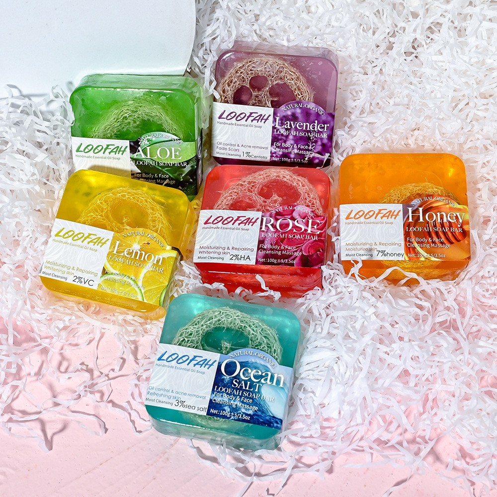 手作りのコウジ酸石鹸（ルーファ付き）100g レモン、ラベン - Essential Oil Soap のレビューと価格