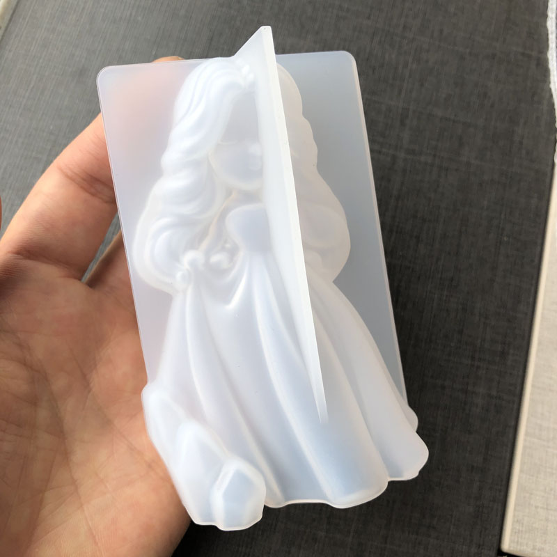 3D かわいいプリンセスシリコーンキャンドルモールド天使の女 - Soap Making Handmade のレビューと価格