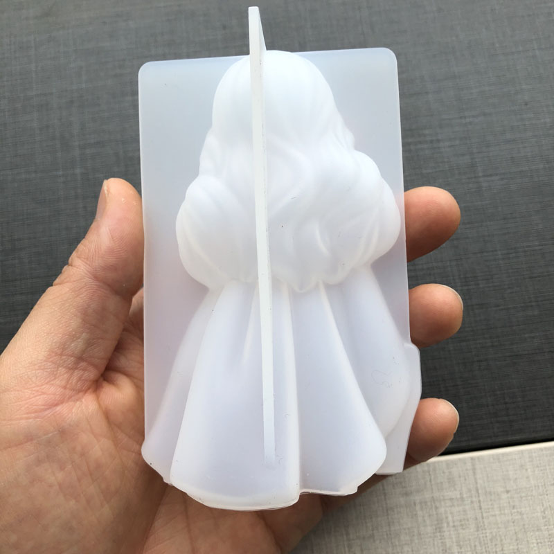 3D かわいいプリンセスシリコーンキャンドルモールド天使の女 - Soap Making Handmade のレビューと価格
