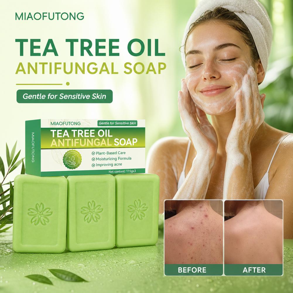 3 個ティーツリーオイル石鹸バー天然植物エキス手作り石鹸ディ - Soap Making Essential Oils のレビューと価格