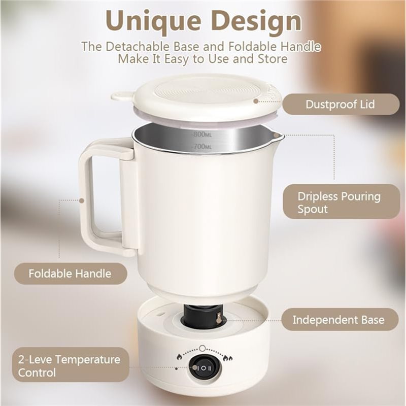 A47U 電気ワックス溶解ポットキット 温度計付き 800M - Soap Making Pot のレビューと価格