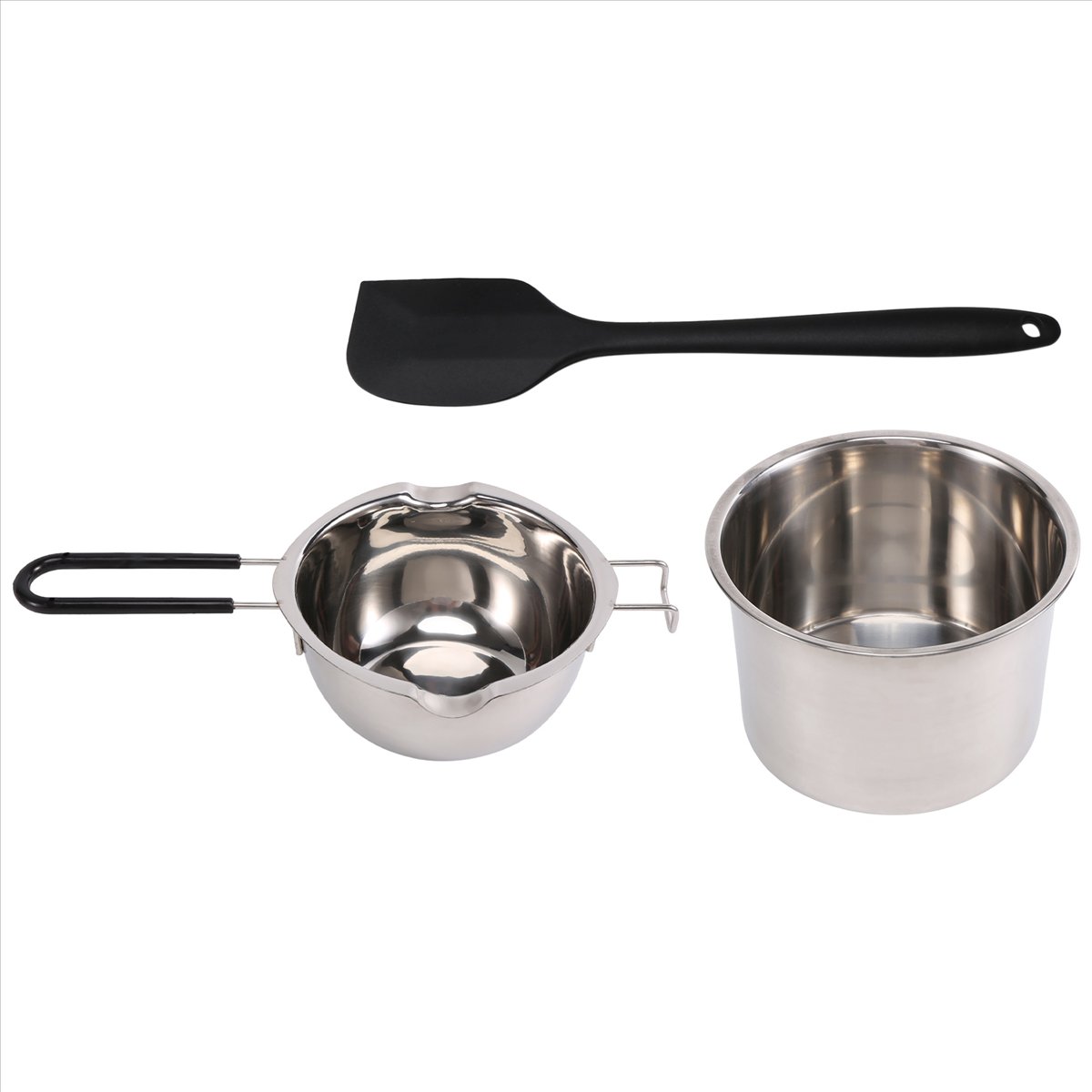 ダブルボイラーポットセット ステンレス製溶解ポット シリコン - Soap Making Pot のレビューと価格