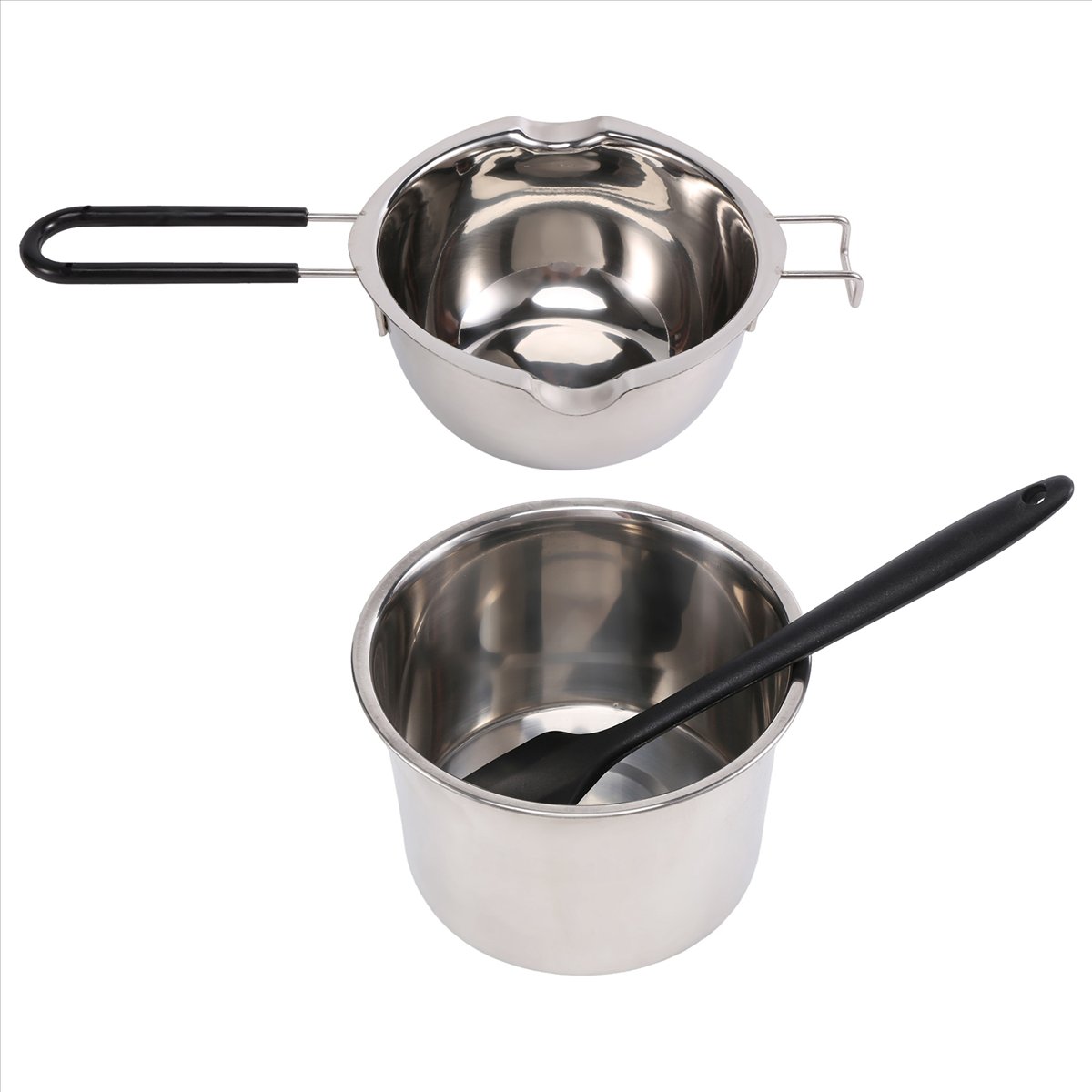 ダブルボイラーポットセット ステンレス製溶解ポット シリコン - Soap Making Pot のレビューと価格