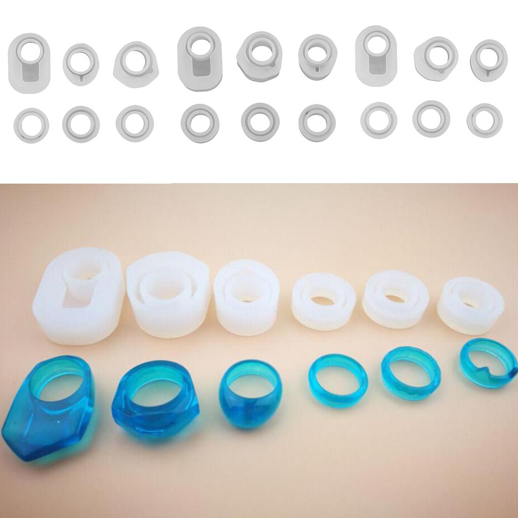 手作りシリコンリング型樹脂鋳造ジュエリーモールド DIYクラ - Soap Making Handmade のレビューと価格