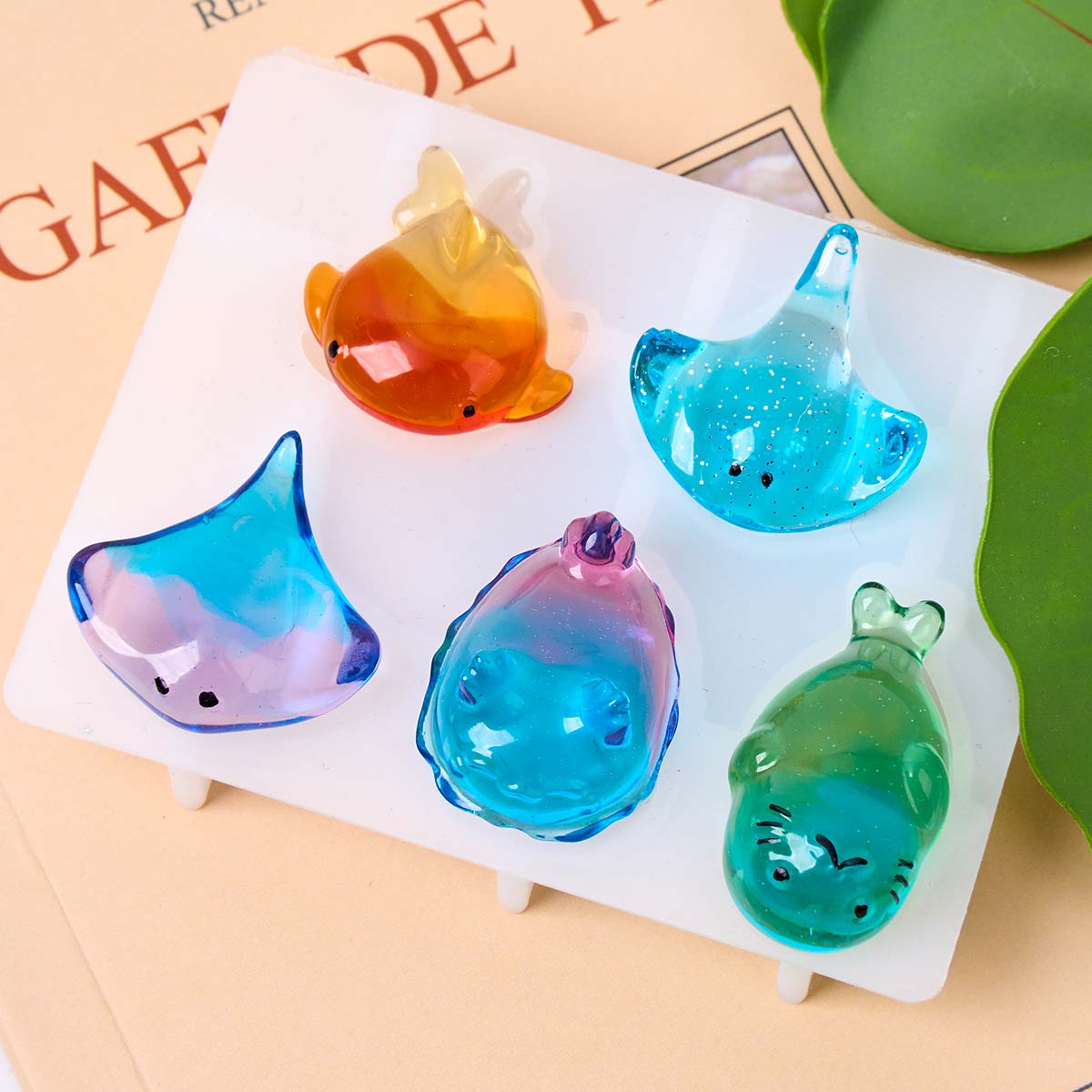 3Dヒーリング可愛いマンタ鯨シリコンモールドDIYキーホルダ - Soap Making Handmade のレビューと価格