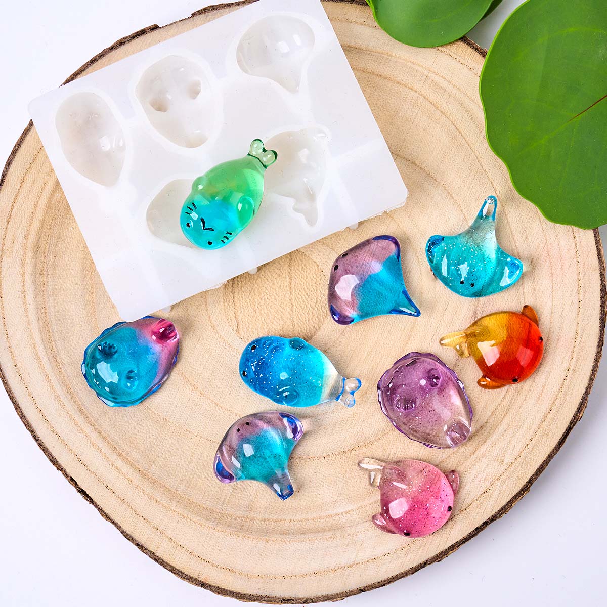 3Dヒーリング可愛いマンタ鯨シリコンモールドDIYキーホルダ - Soap Making Handmade のレビューと価格