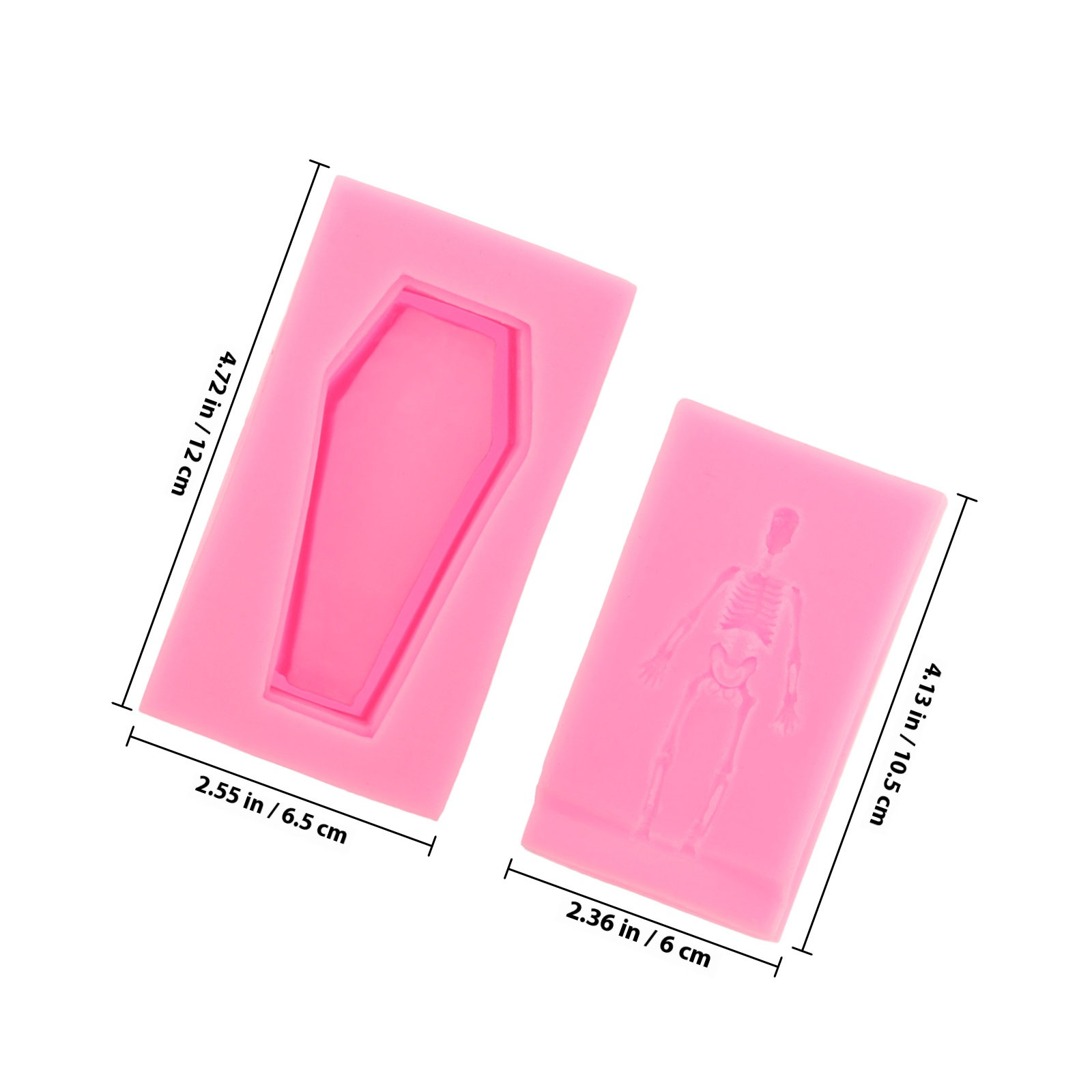4個入り棺型クロスシリコンモールド DIY香り付きキャンドル - Soap Making Easy のレビューと価格