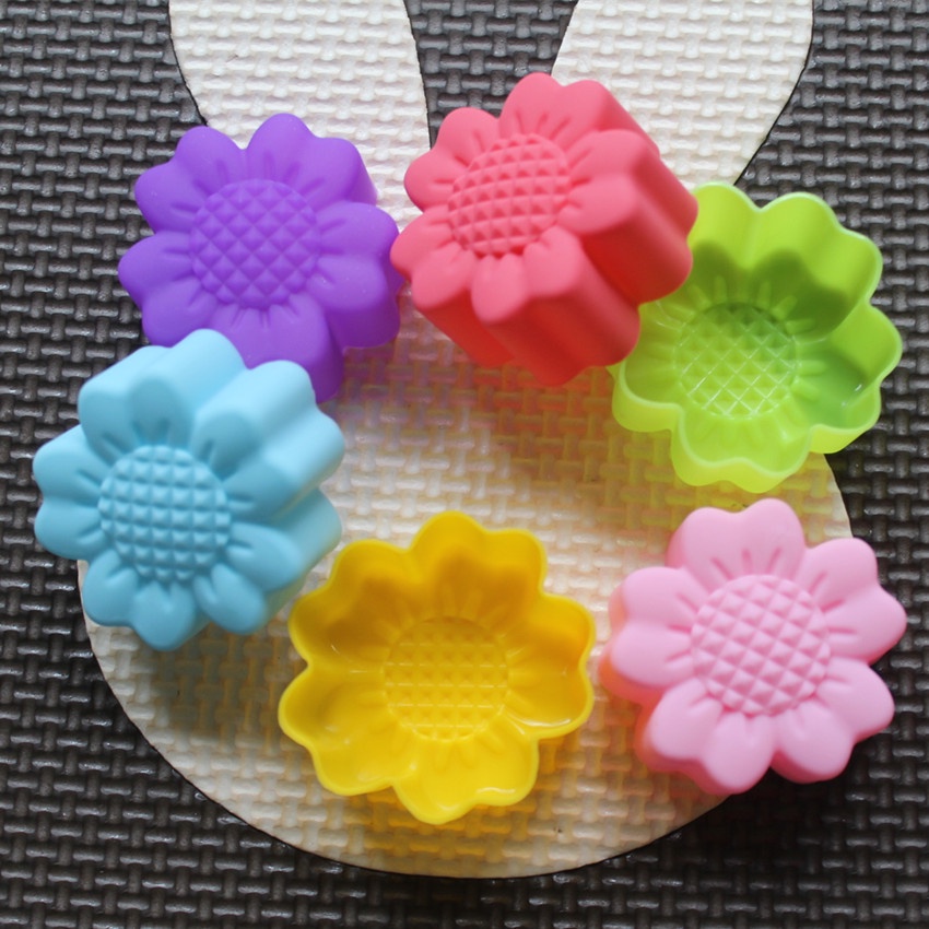 6個セット ノンスティック 花柄 シリコンモールド チョコレ - Soap Making Handmade のレビューと価格
