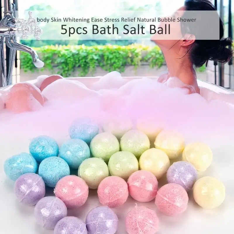 5 個バスソルトボール手作りエッセンシャルオイル保湿バスソル - Essential Oil Soap のレビューと価格