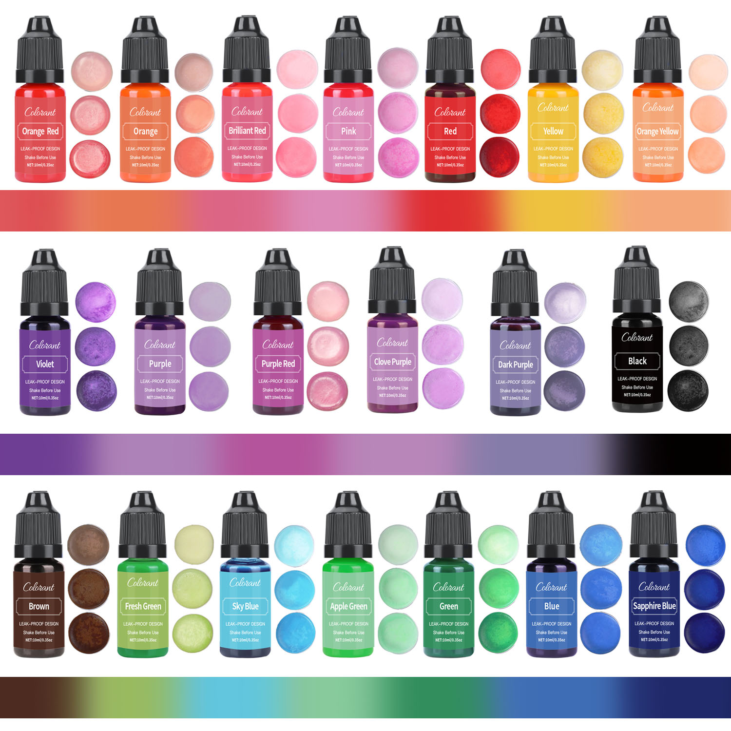 キャンドル着色剤キット,着色顔料セット,日曜大工用品,アロマ - Soap Making Liquid のレビューと価格
