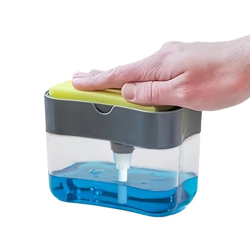 家庭用キッチン2in1プレス式洗剤ボックス、補充簡単、耐久性 - Soap Making Pot のレビューと価格