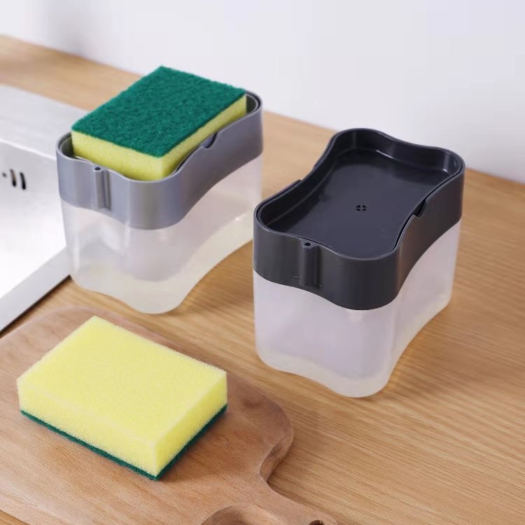 家庭用キッチン2in1プレス式洗剤ボックス、補充簡単、耐久性 - Soap Making Pot のレビューと価格