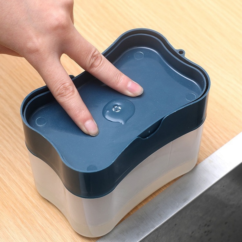 家庭用キッチン2in1プレス式洗剤ボックス、補充簡単、耐久性 - Soap Making Pot のレビューと価格